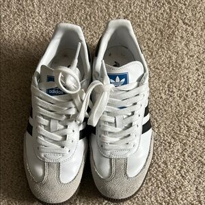 Adidas Samba OG Women's Shoes - White and Black